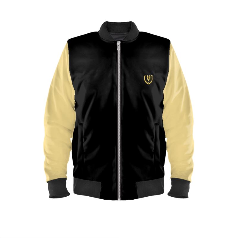 Mens Reversible Silk Bomber Jacket