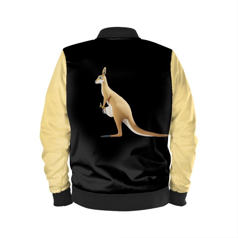 Mens Reversible Silk Bomber Jacket