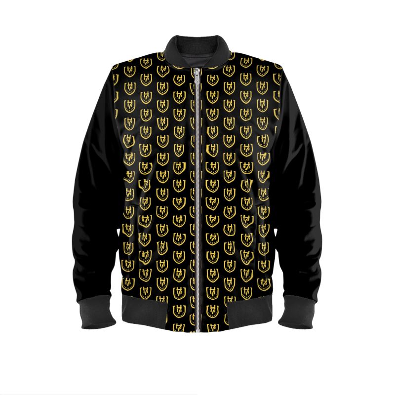 Mens Reversible Silk Bomber Jacket