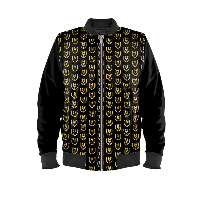 Mens Reversible Silk Bomber Jacket