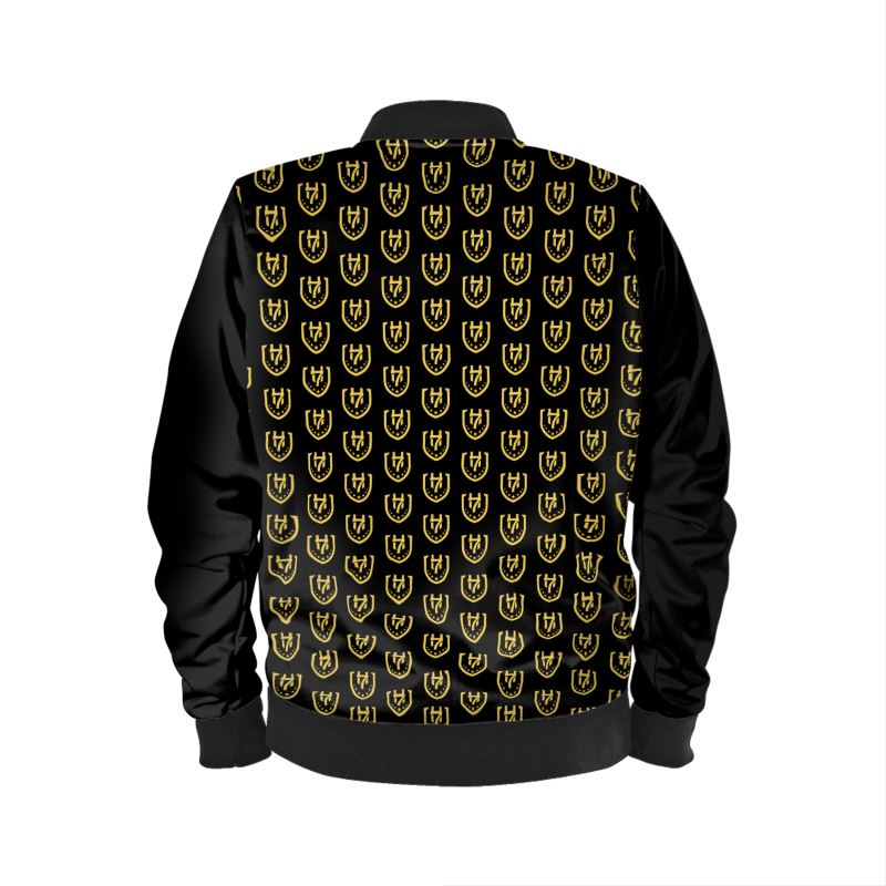 Mens Reversible Silk Bomber Jacket