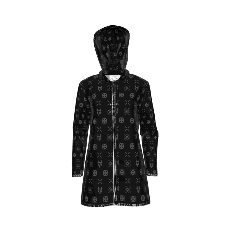 Womens Hooded Rain Mac