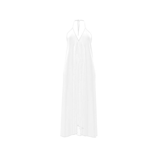 Halterneck backless dress