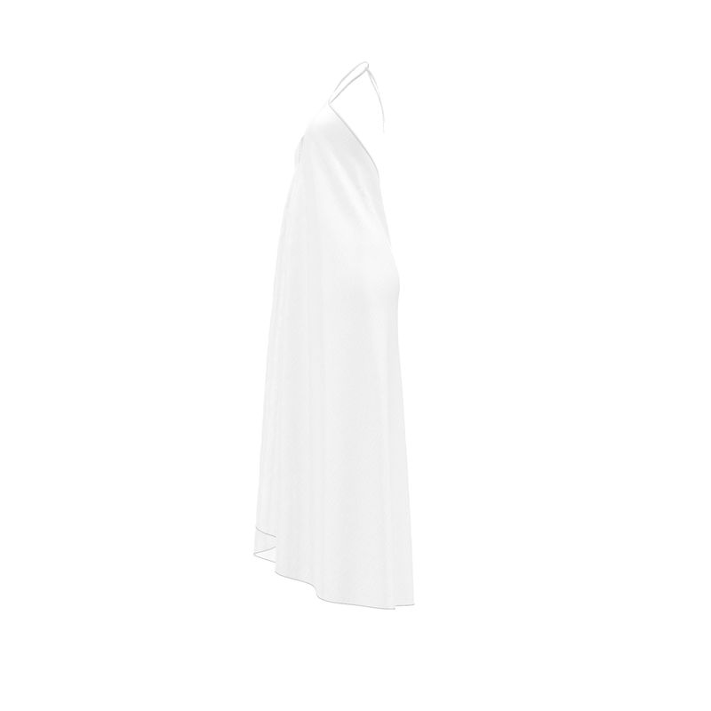Halterneck backless dress