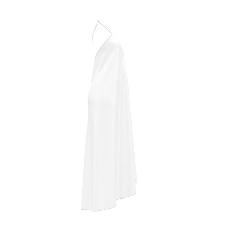 Halterneck backless dress