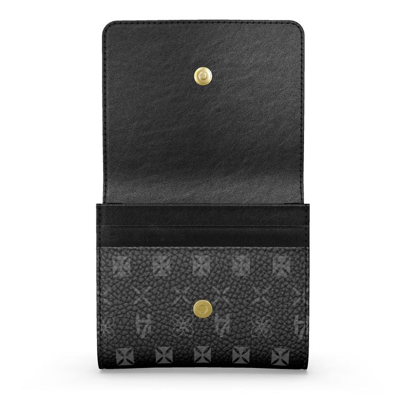 Small Leather Foldover Purse