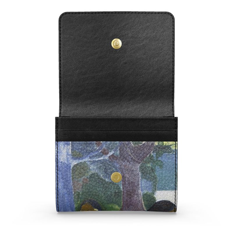 Small Leather Foldover Purse