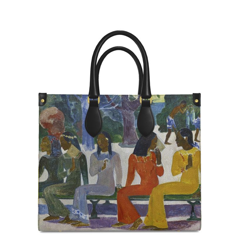 Leather Shopper Bag