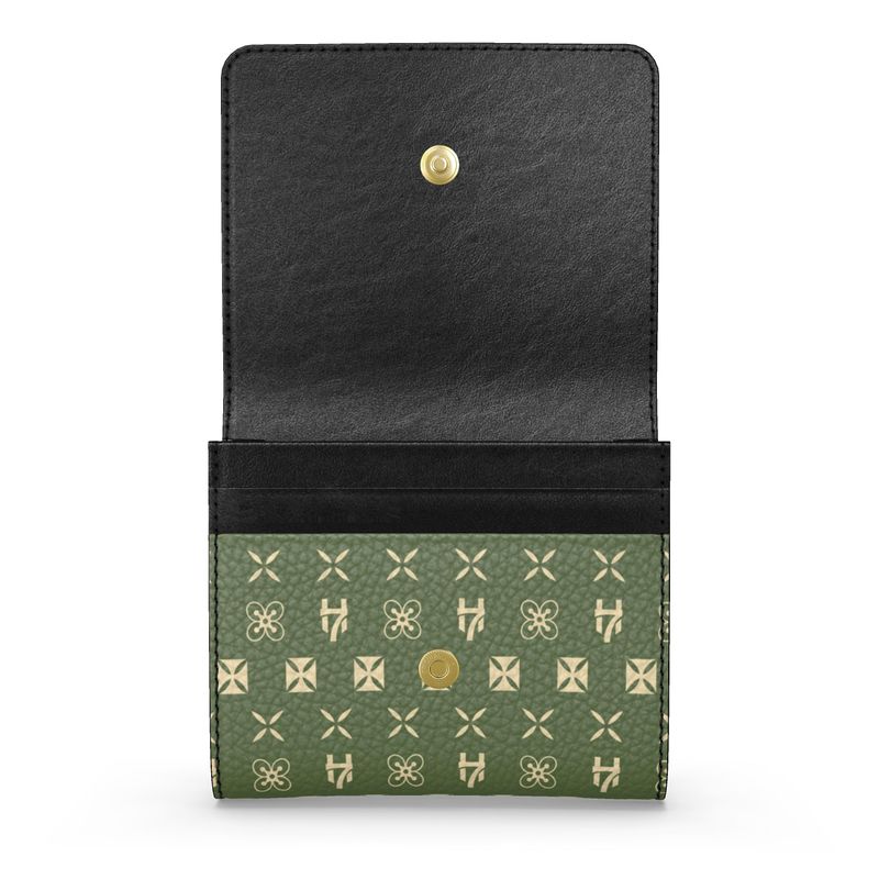 Small Leather Foldover Purse