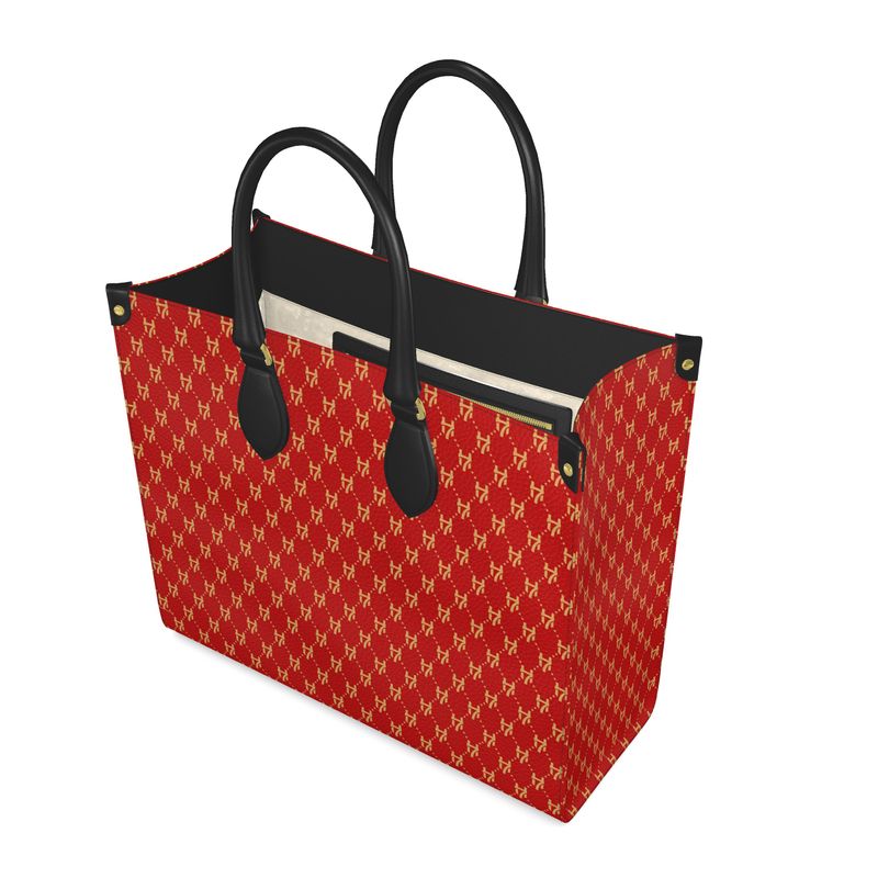 Leather Shopper Bag